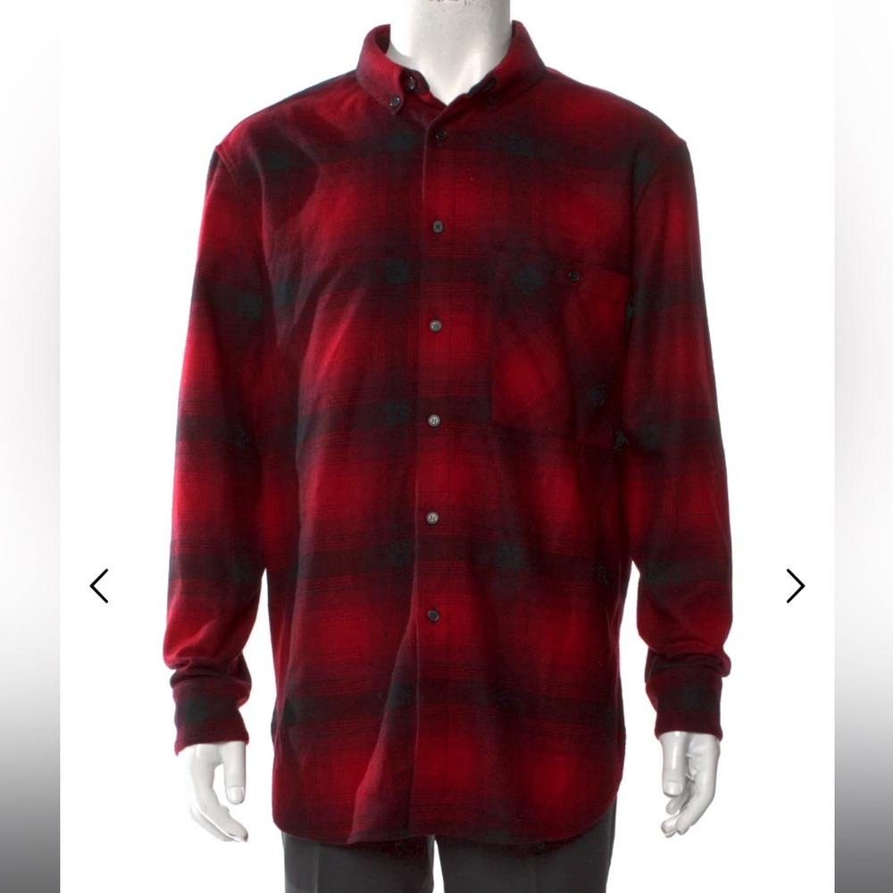 Saint Laurent Plaid Shirt